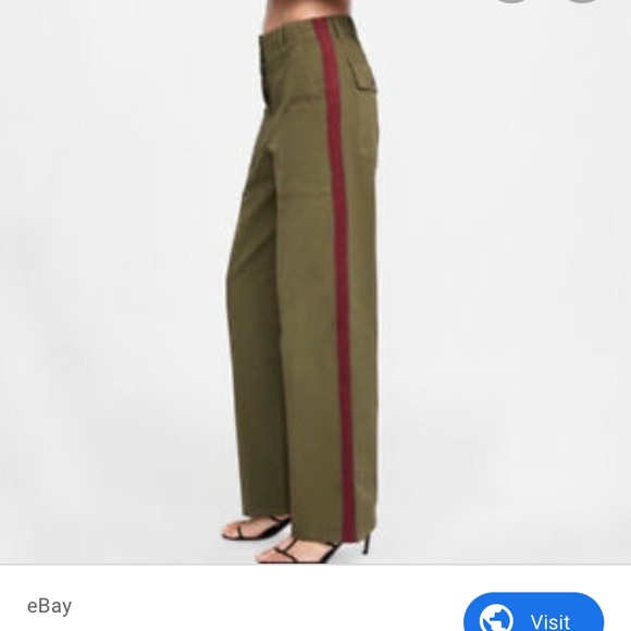 NWT | Zara | The Worker Straight Pant - Picture 2 of 8